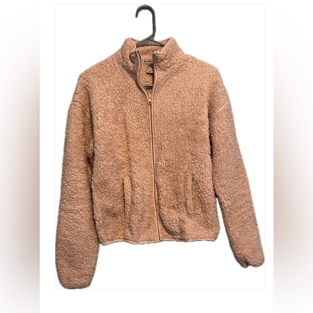 Forever 21 Light Pink Sherpa Jacket